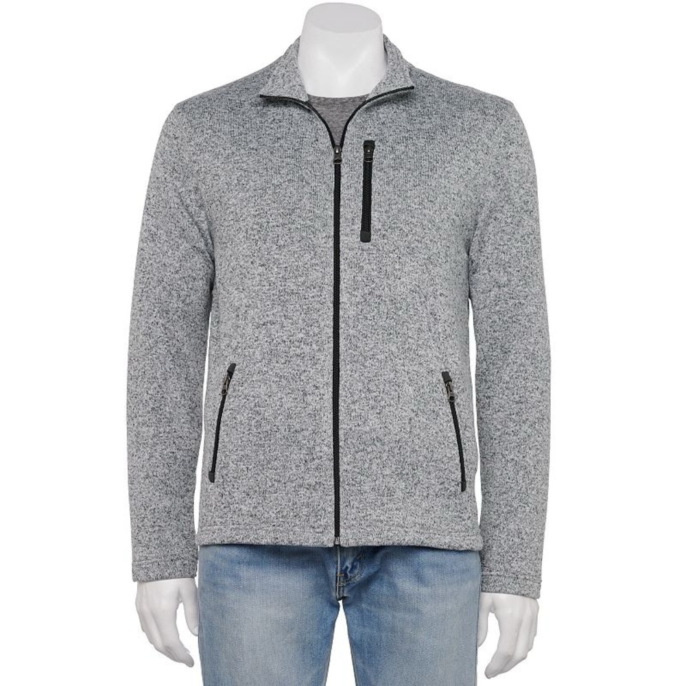 NWOT Gray Zip-Up Jacket